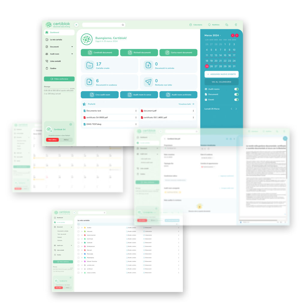 condivisione documenti certiblok